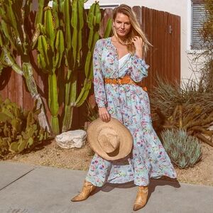 Leilani Georgette Dress by The Fox and The Mermaid